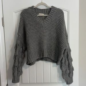 NWT Elan Bubble Sleeve Sweater